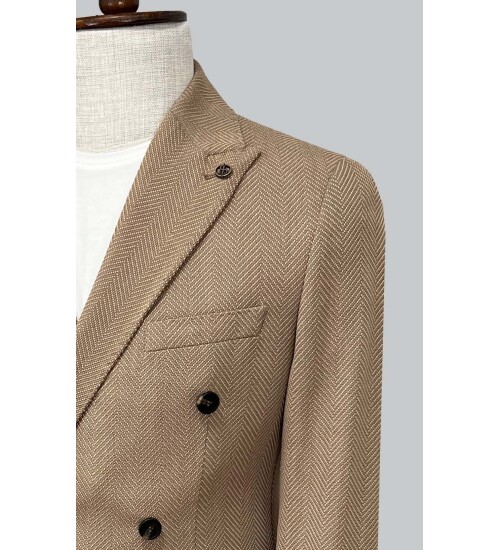 SUIT SARTORIA KAHVERENGİ KRUVAZE CEKET 4554