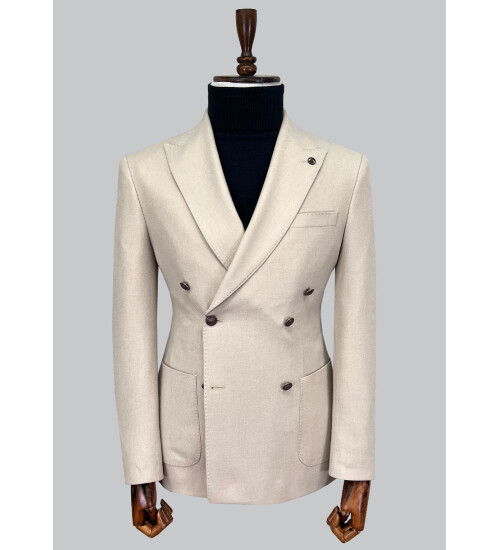 SUIT SARTORIA BEJ KRUVAZE CEKET 4564