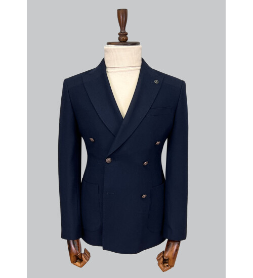 SUIT SARTORIA LACİVERT KRUVAZE CEKET 4564