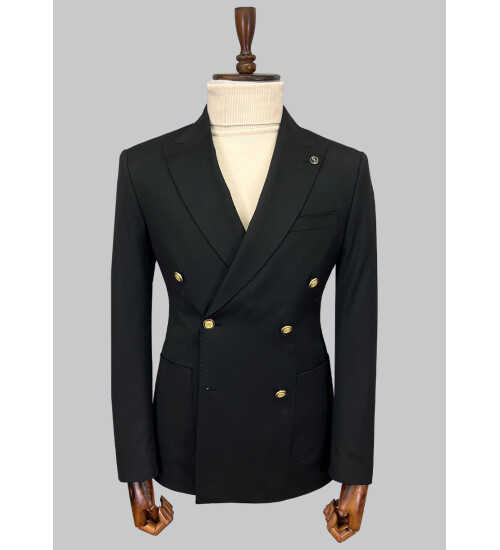 SUIT SARTORIA SİYAH KRUVAZE CEKET 4563