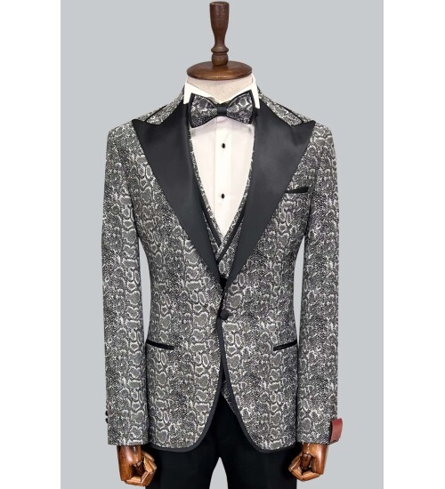 SUIT SARTORIA GRİ DESENLİ DAMATLIK 5656