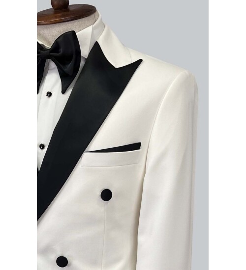 SUIT SARTORIA WHITE TUXEDO 5654