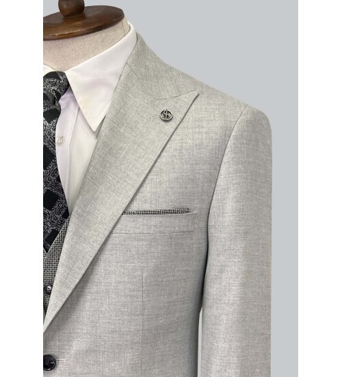 SUIT SARTORIA GREY SUIT WITH DOUBLE FACED VEST 2917