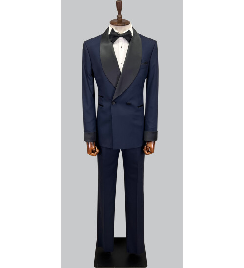 SUIT SARTORIA LACİVERT KRUVAZE DAMATLIK 5650