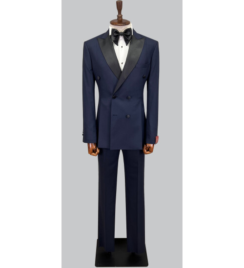 SUIT SARTORIA LACİVERT KRUVAZE DAMATLIK 5651