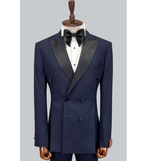 SUIT SARTORIA LACİVERT KRUVAZE DAMATLIK 5651