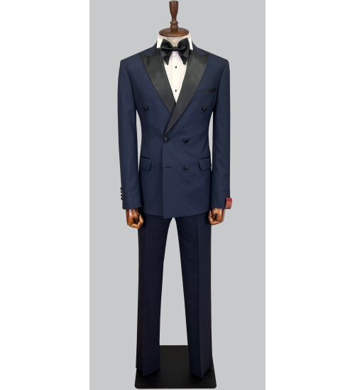 SUIT SARTORIA NAVY BLUE TUXEDO 5652