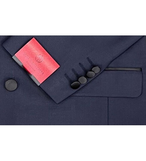 SUIT SARTORIA NAVY BLUE TUXEDO 5652