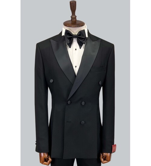 SUIT SARTORIA SİYAH KRUVAZE DAMATLIK 5651