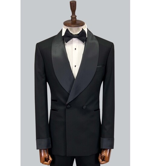 SUIT SARTORIA BLACK TUXEDO 5650