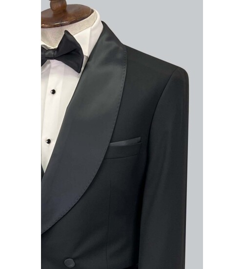 SUIT SARTORIA BLACK TUXEDO 5650