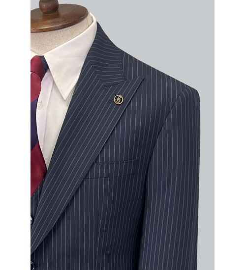 SUIT SARTORIA NAVY BLUE SUIT 2909