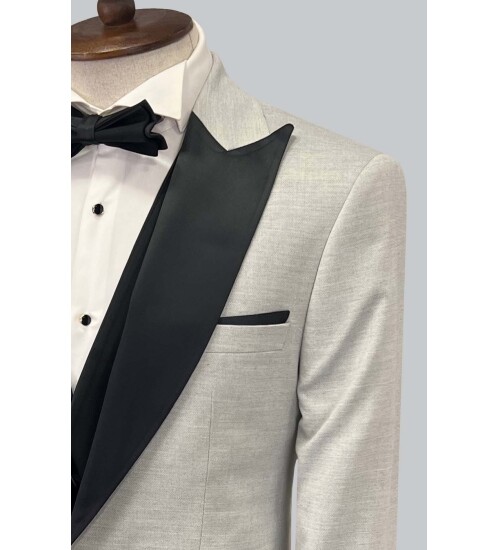 SUIT SARTORIA GRİ SİVRİ YAKA DAMATLIK 5648