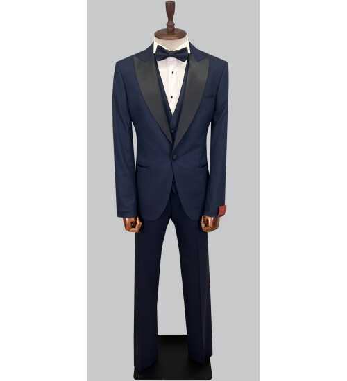 SUIT SARTORIA NAVY BLUE TUXEDO 5648