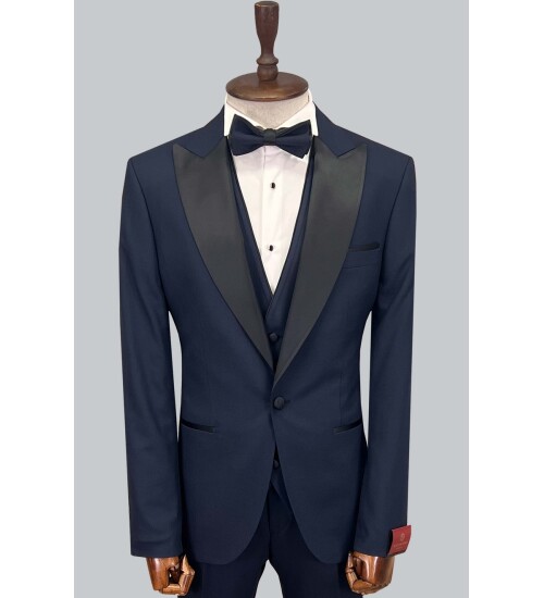 SUIT SARTORIA NAVY BLUE TUXEDO 5648