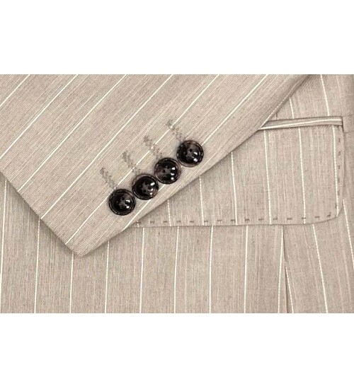 SUIT SARTORIA BEIGE DOUBLE BREASTED SUIT 2894