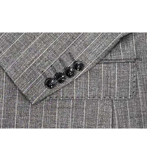 SUIT SARTORIA GREY DOUBLE BREASTED SUIT 2894