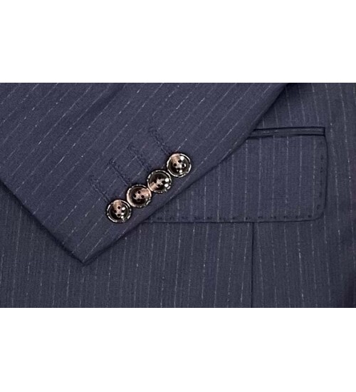 SUIT SARTORIA NAVY BLUE DOUBLE BREASTED SUIT 2894