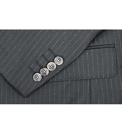 SUIT SARTORIA BLACK DOUBLE BREASTED SUIT 2894