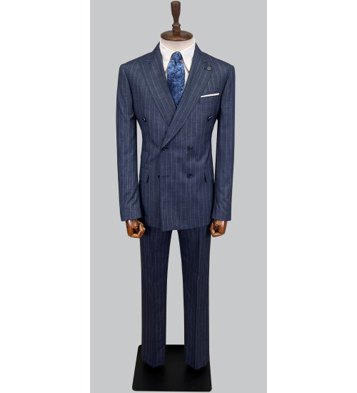 SUIT SARTORIA BLUE DOUBLE BREASTED SUIT 2894