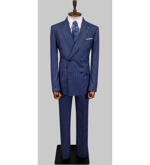 SUIT SARTORIA BLUE DOUBLE BREASTED SUIT 2894