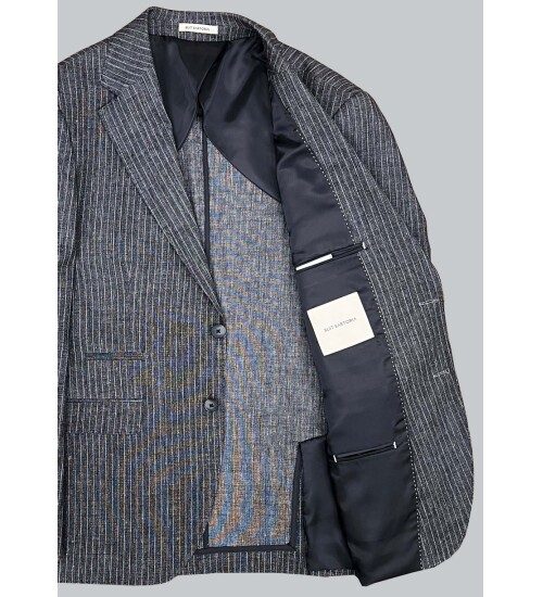 SUIT SARTORIA LINEN DARK GREY JACKET 4372