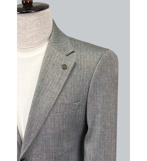 SUIT SARTORIA KETEN GRİ CEKET 4372