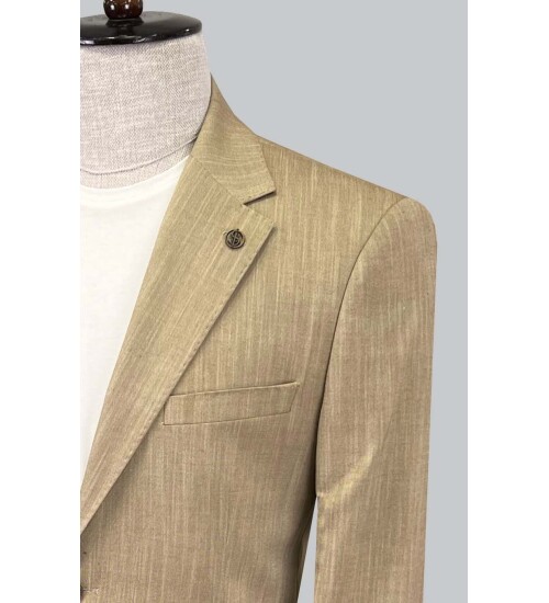 SUIT SARTORIA LINEN BEIGE JACKET 4372