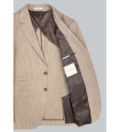 SUIT SARTORIA LINEN BEIGE JACKET 4372