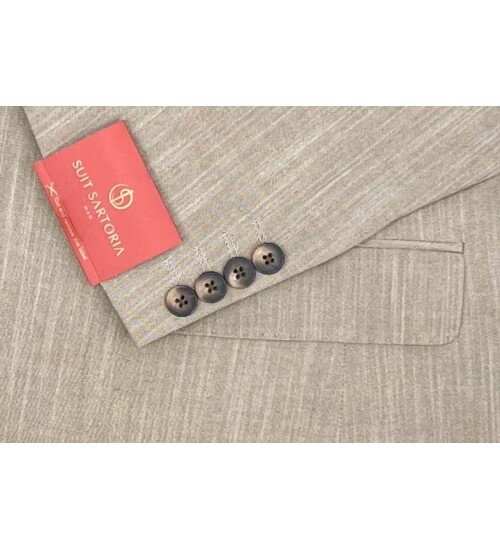 SUIT SARTORIA LINEN BEIGE JACKET 4372