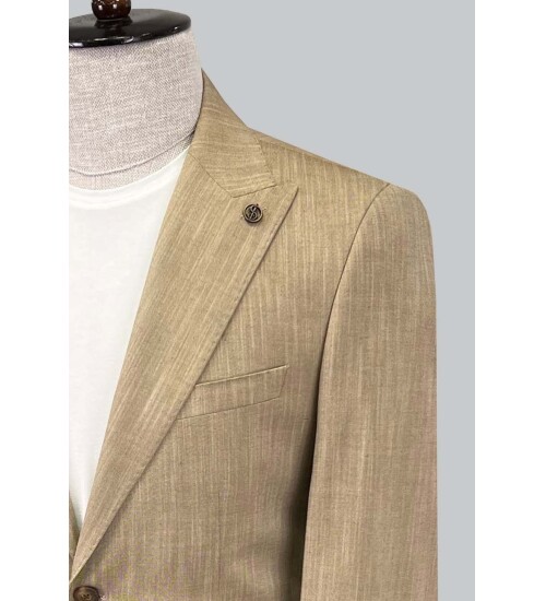 SUIT SARTORIA LINEN BEIGE JACKET 4371