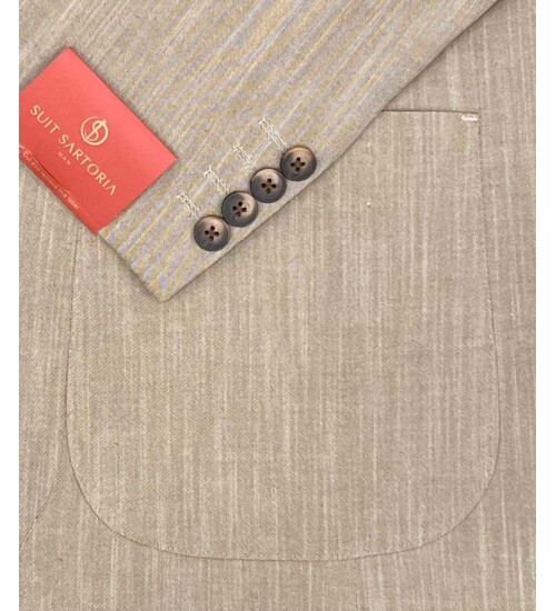 SUIT SARTORIA LINEN BEIGE JACKET 4371