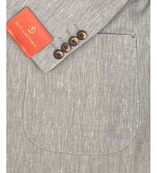 SUIT SARTORIA LINEN GREY JACKET 4371