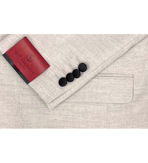 SUIT SARTORIA REMOVABLE LAPEL GREY BIG SIZES TUXEDO 5539