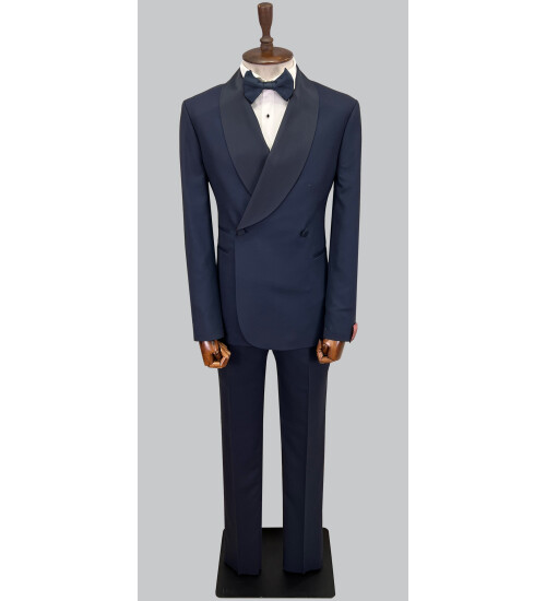 SUIT SARTORIA NAVY BLUE TUXEDO 5453