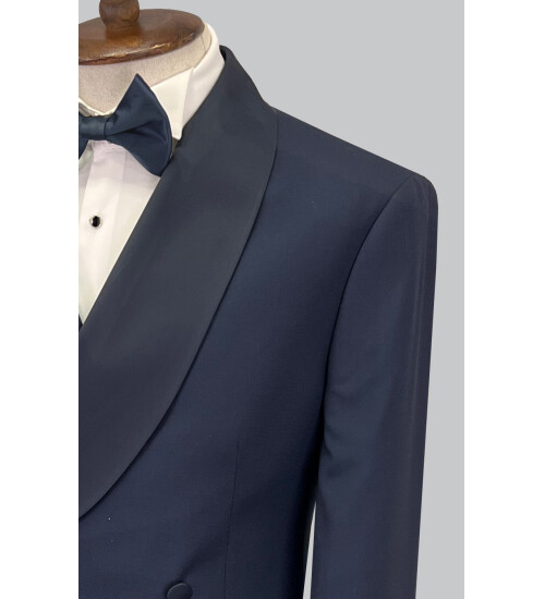 SUIT SARTORIA NAVY BLUE TUXEDO 5453