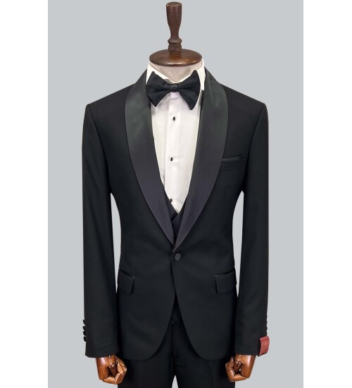 SUIT SARTORIA BLACK TUXEDO 5629