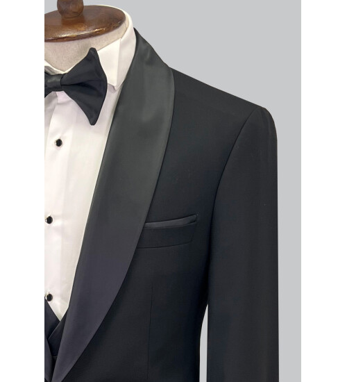 SUIT SARTORIA BLACK TUXEDO 5629