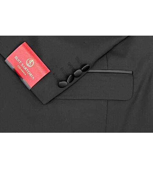 SUIT SARTORIA BLACK TUXEDO 5629