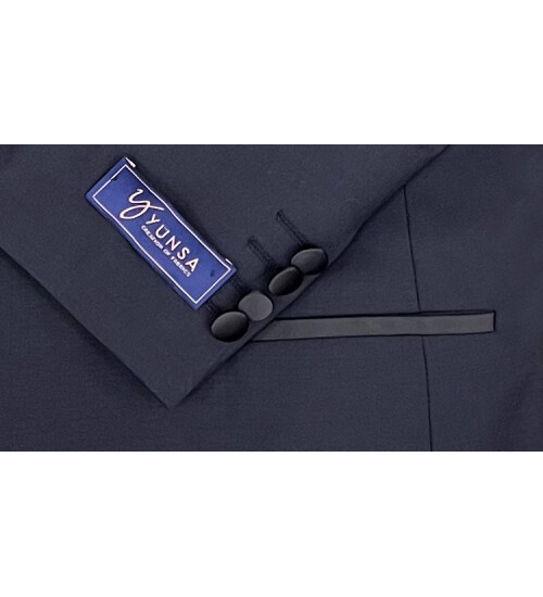 SUIT SARTORIA NAVY BLUE WOOL TUXEDO 5625