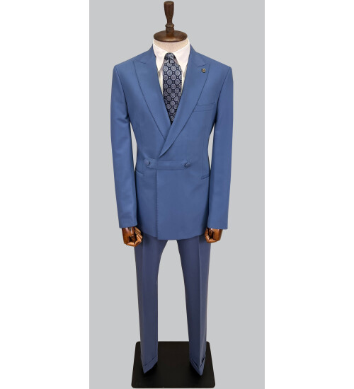 SUIT SARTORIA BLUE DOUBLE BREASTED SUIT 2773