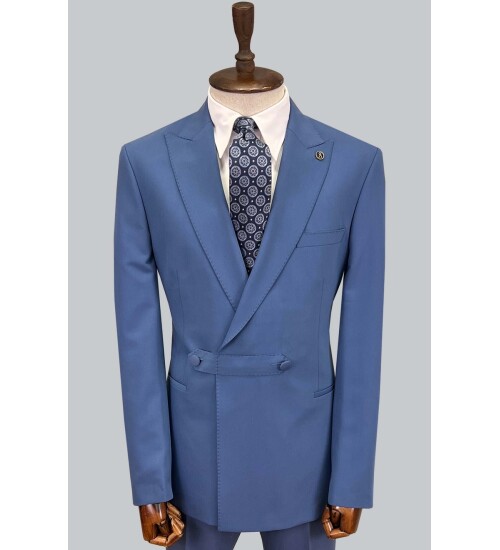 SUIT SARTORIA BLUE DOUBLE BREASTED SUIT 2773