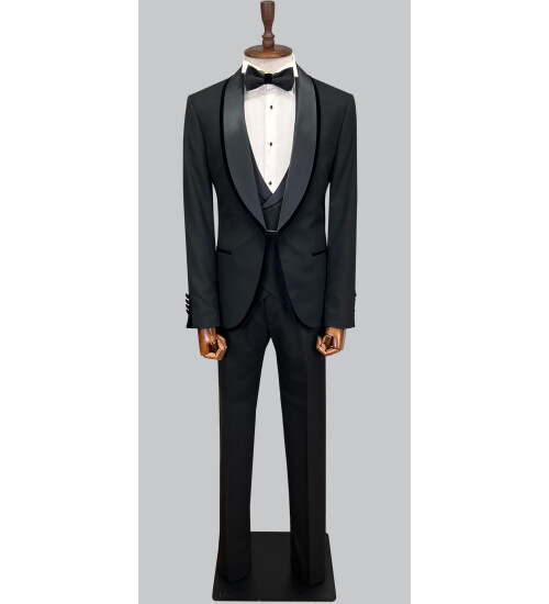 SUIT SARTORIA BLACK TUXEDO 5618