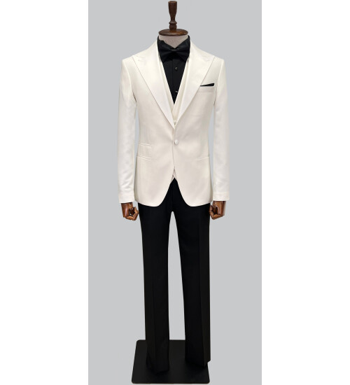 SUIT SARTORIA WHITE TUXEDO 5614