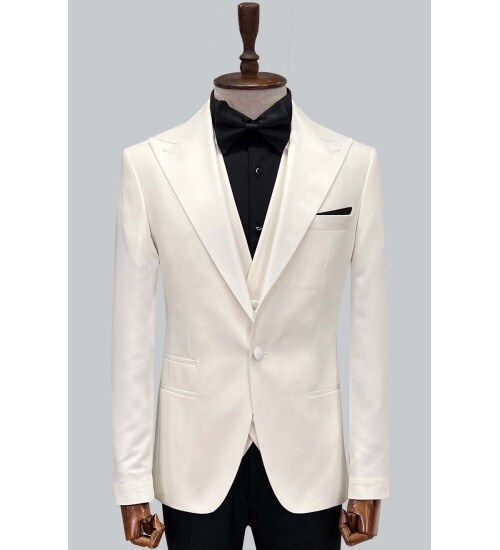 SUIT SARTORIA WHITE TUXEDO 5614