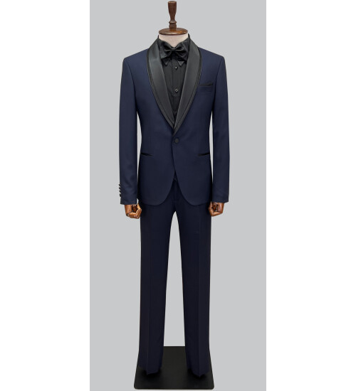 SUIT SARTORIA NAVY BLUE TUXEDO 5616