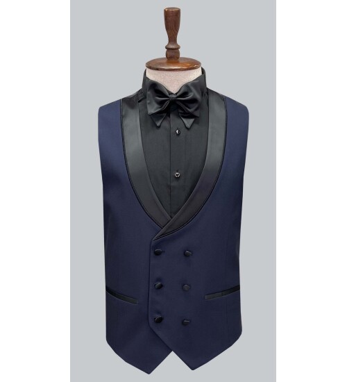 SUIT SARTORIA NAVY BLUE TUXEDO 5616