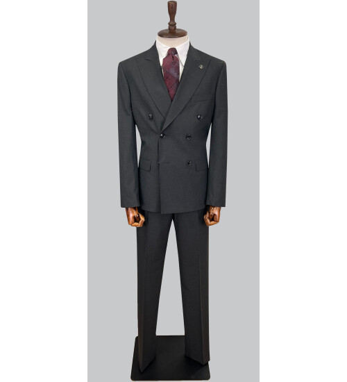 SUIT SARTORIA DARK GREY WOOL SUIT 2621