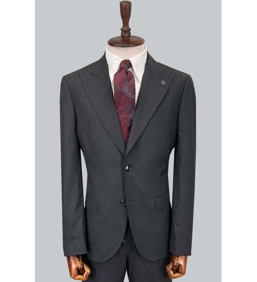 SUIT SARTORIA DARK GREY WOOL SUIT 2620