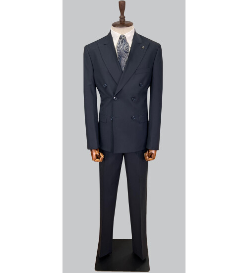 SUIT SARTORIA NAVY BLUE WOOL SUIT 2621